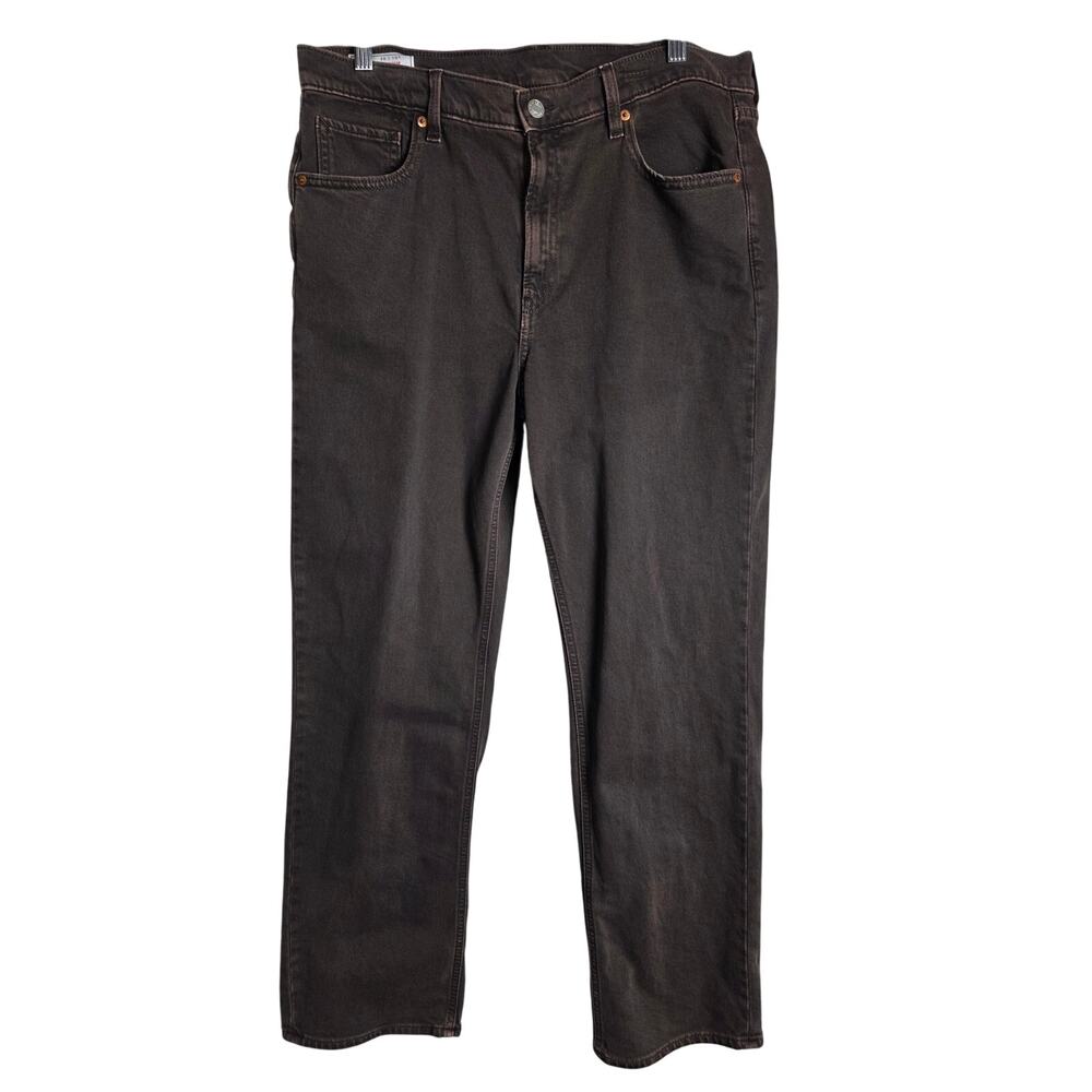 Gap 90s Loose Mid Rise Jeans 30 10R Faded Black Charcoal Gray Denim